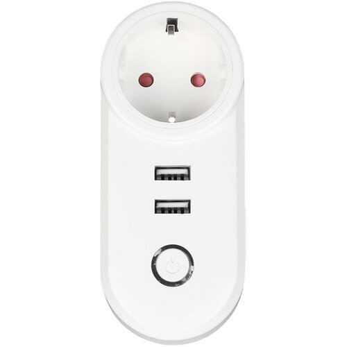 Умная розетка SLS OUT-05 одинарная+USB WiFi white умная розетка sls wifi out1 white sls out 01wfwh