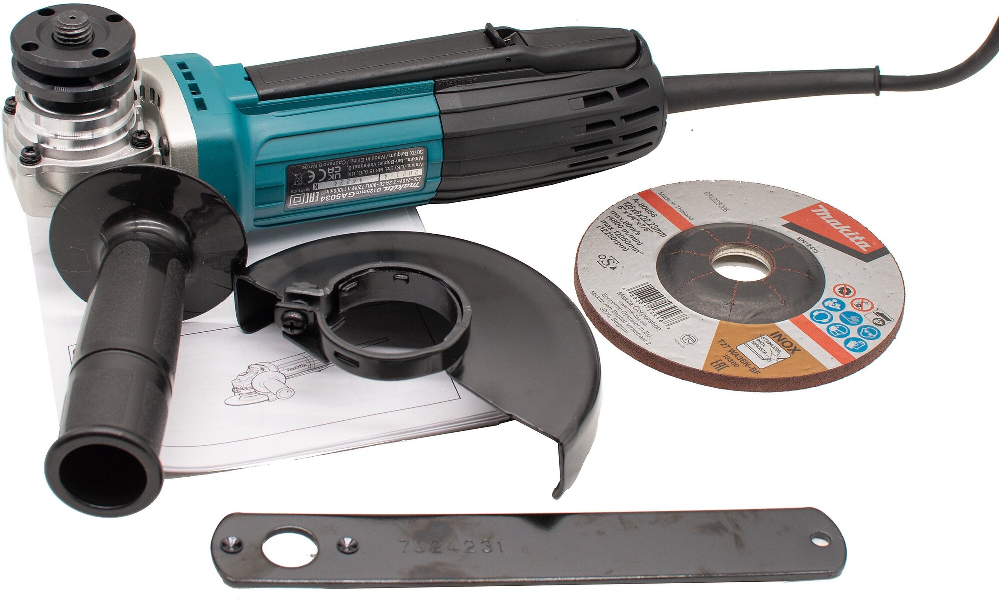 болгарка Makita GA5034 - фото №14