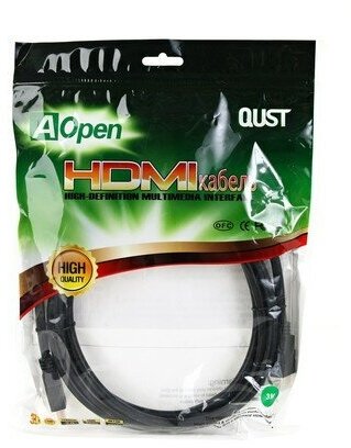 Кабель HDMI (m) - HDMI (m), 3 м, AOpen (ACG711D-3M), Blister