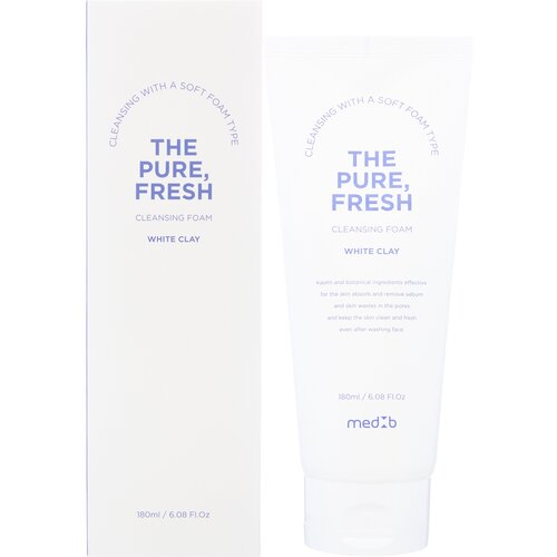 MEDB The pure, Fresh cleansing foam [White Clay] Освежающая очищающая пенка для умывания с белой гли