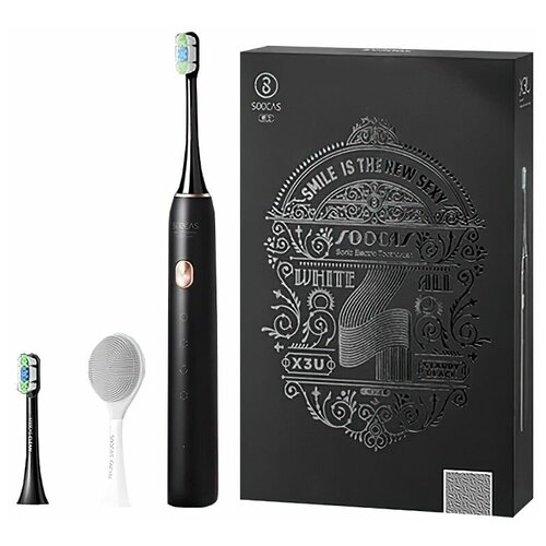 Электрическая зубная щетка Xiaomi Soocas X3U Sonic Electric Toothbrush Black Set 499000₽