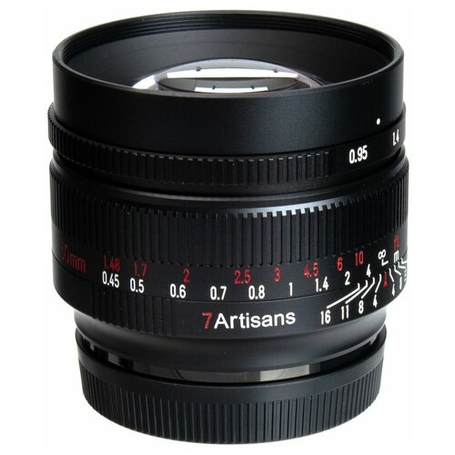 Объектив 7artisans 50mm F095 Canon EOS-M черный 1595000₽