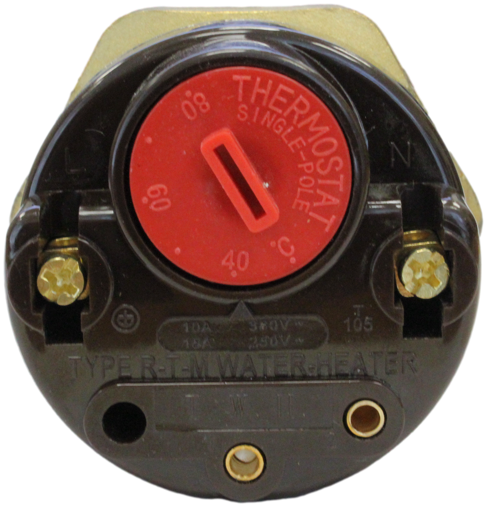 ТЭН RDT 1500 Вт с терморегулятором тип "Ariston" резьба G1 1/4 (D-42мм) для водонагревателя - фотография № 3