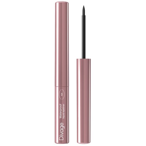 DIVAGE Жидкая подводка Waterproof Liquid Eyeliner, оттенок черный