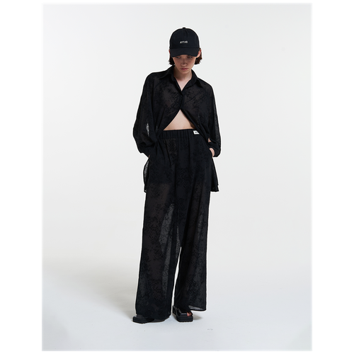 Штаны Outlaw Moscow Black Transparent Pants, женские, цвет черный, размер M