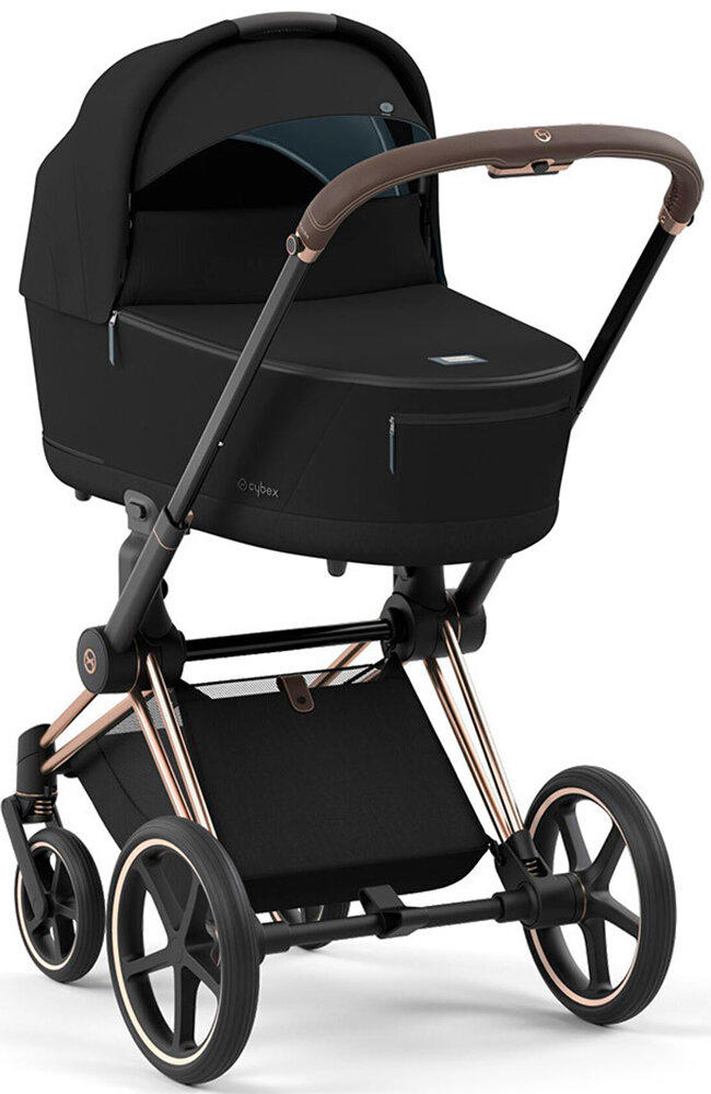 Cybex Коляска для новорожденных Priam IV (Deep Black на шасси Rosegold)