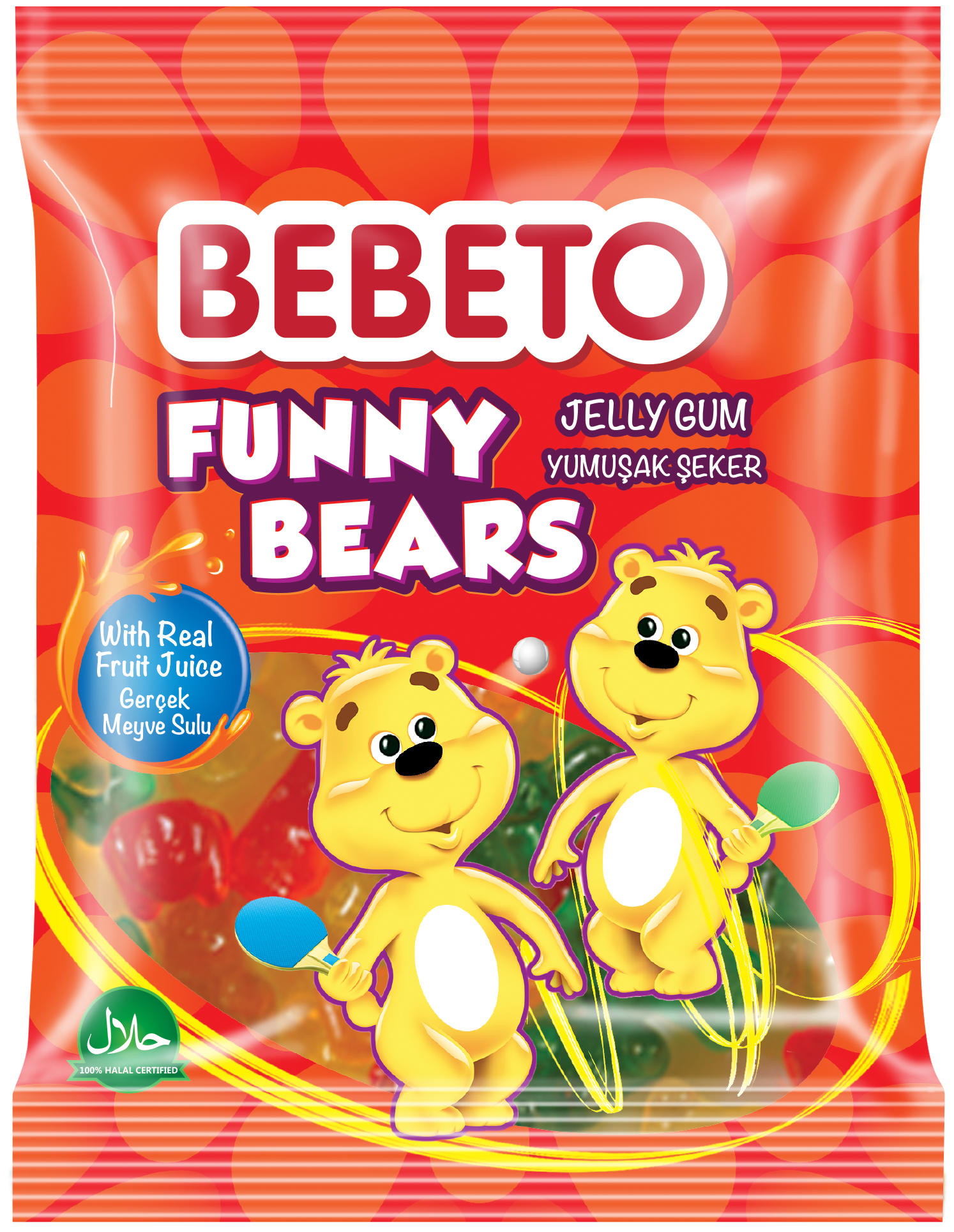 BEBETO™ Жев. Мармелад FUNNY BEARS - 70 г. - фотография № 1