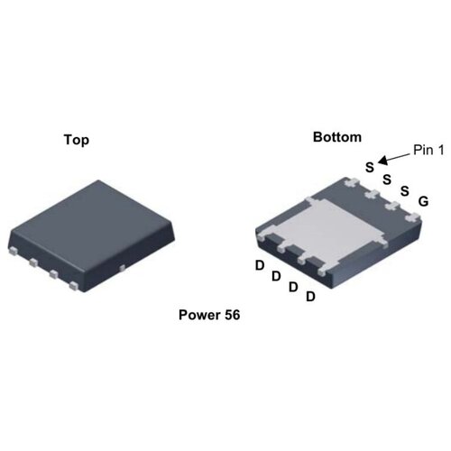 Микросхема FDMS0308AS N-Channel MOSFET 30V 49A