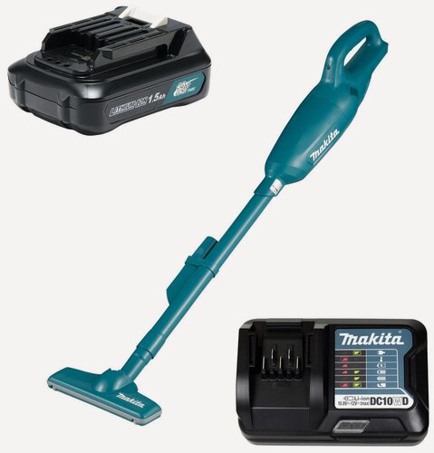 Изображение товара Пылесос аккумуляторный 12В - 1300л/м - 31мбар Makita CL106FDWY