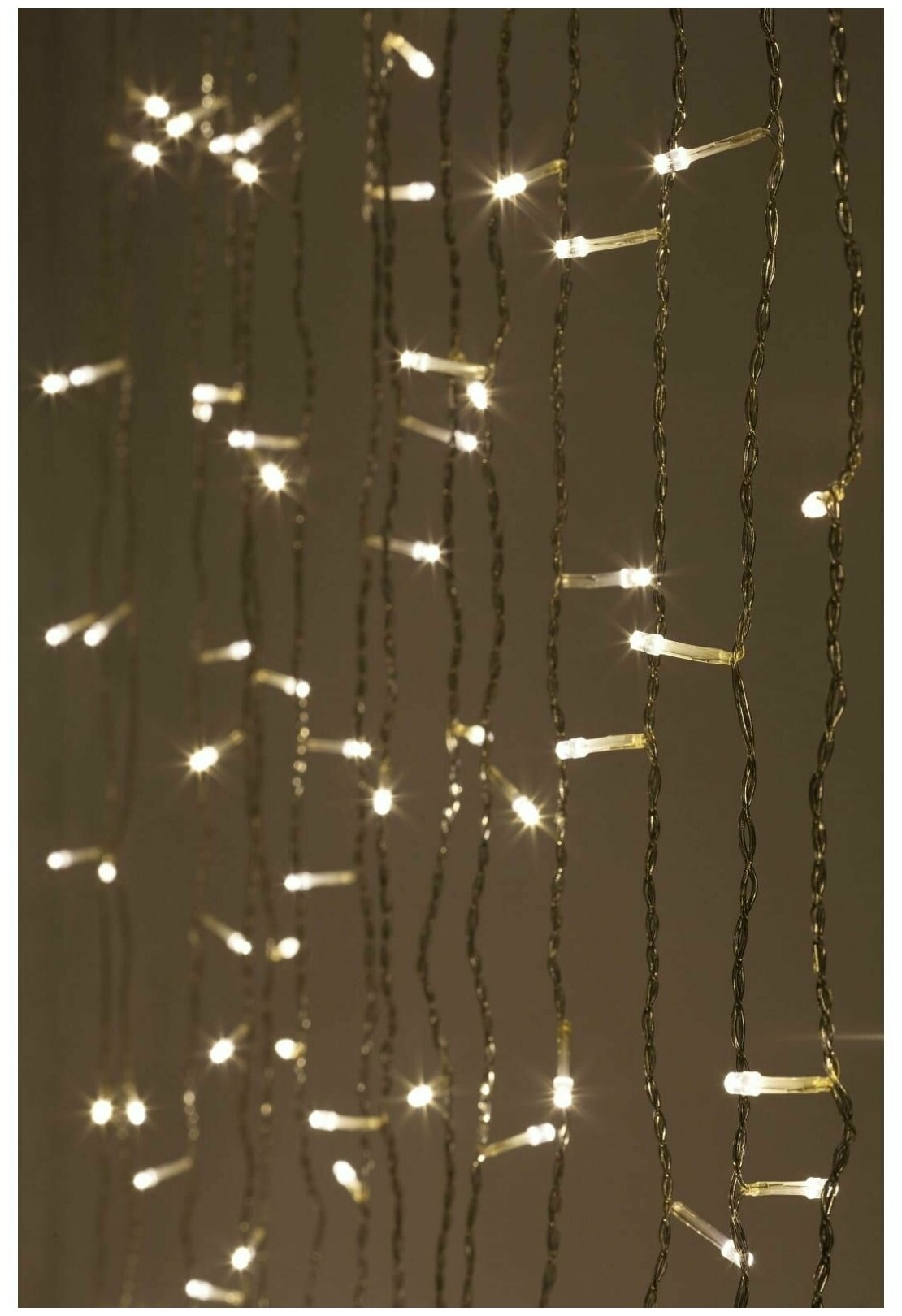 фото Гирлянда Световая Занавес - 320W дождь/занавес 3х2м 320 LED тепл. бел. 8 режимов 220В IP20 Эра