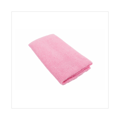 Массажная мочалка для тела (жесткая), розовая