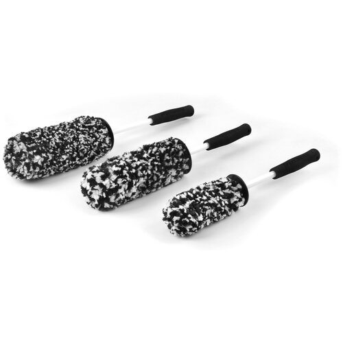 Набор щеток из микрофибры для очистки дисков, 3 шт, 35, 45, 50 см, MaxShine