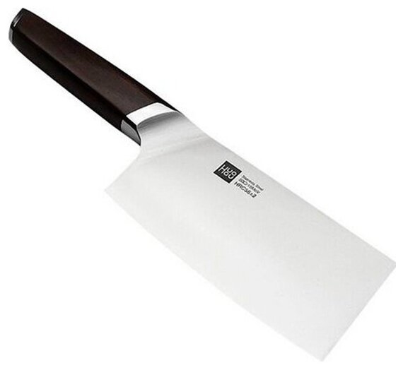 Нож (тесак) из композитной стали Huohou Composite Steel Cleaver, HU0041, черная рукоять 16,5см