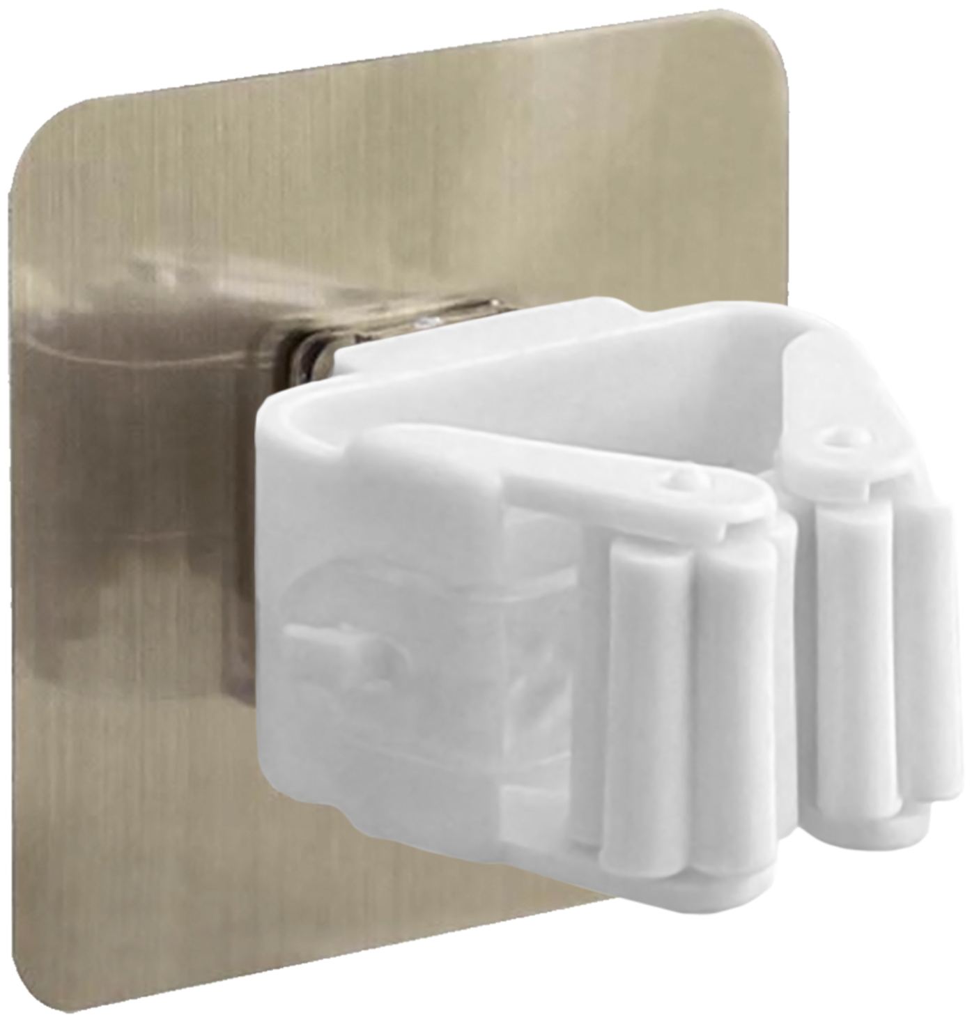 Настенный самоклеящийся держатель подхват для швабры щетки инвентаря для уборки на липучке 1 шт