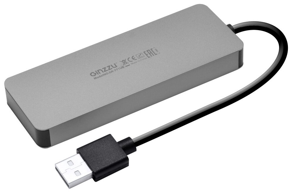 HUB GR-771UB Ginzzu USB 2.0 4 port (505104)