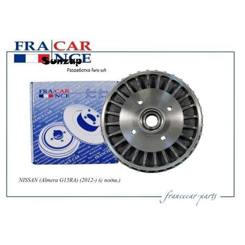 FRANCECAR FCRBD113 Барабан тормозной 15020₽