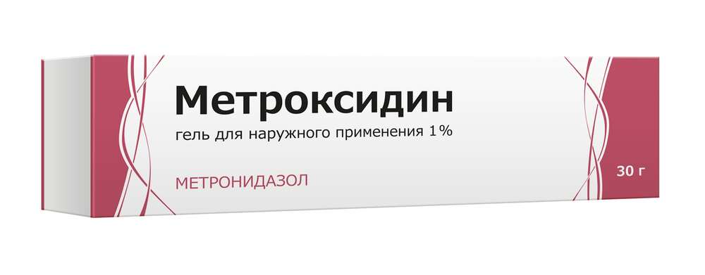 Метроксидин гель д/нар. прим., 1%, 30 г, 1 шт., 1 уп.