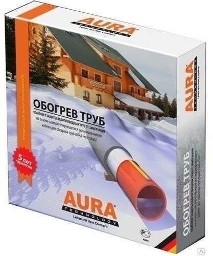 Обогрев труб 5 м Aura - фото №11