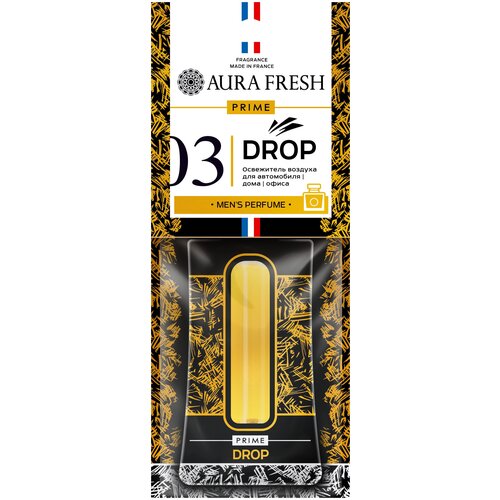 Ароматизатор подвесной картонный "AURA FRESH PRIME Drop № 3" (PACO RABANNE-1 MILLION) Aura Fresh 23311