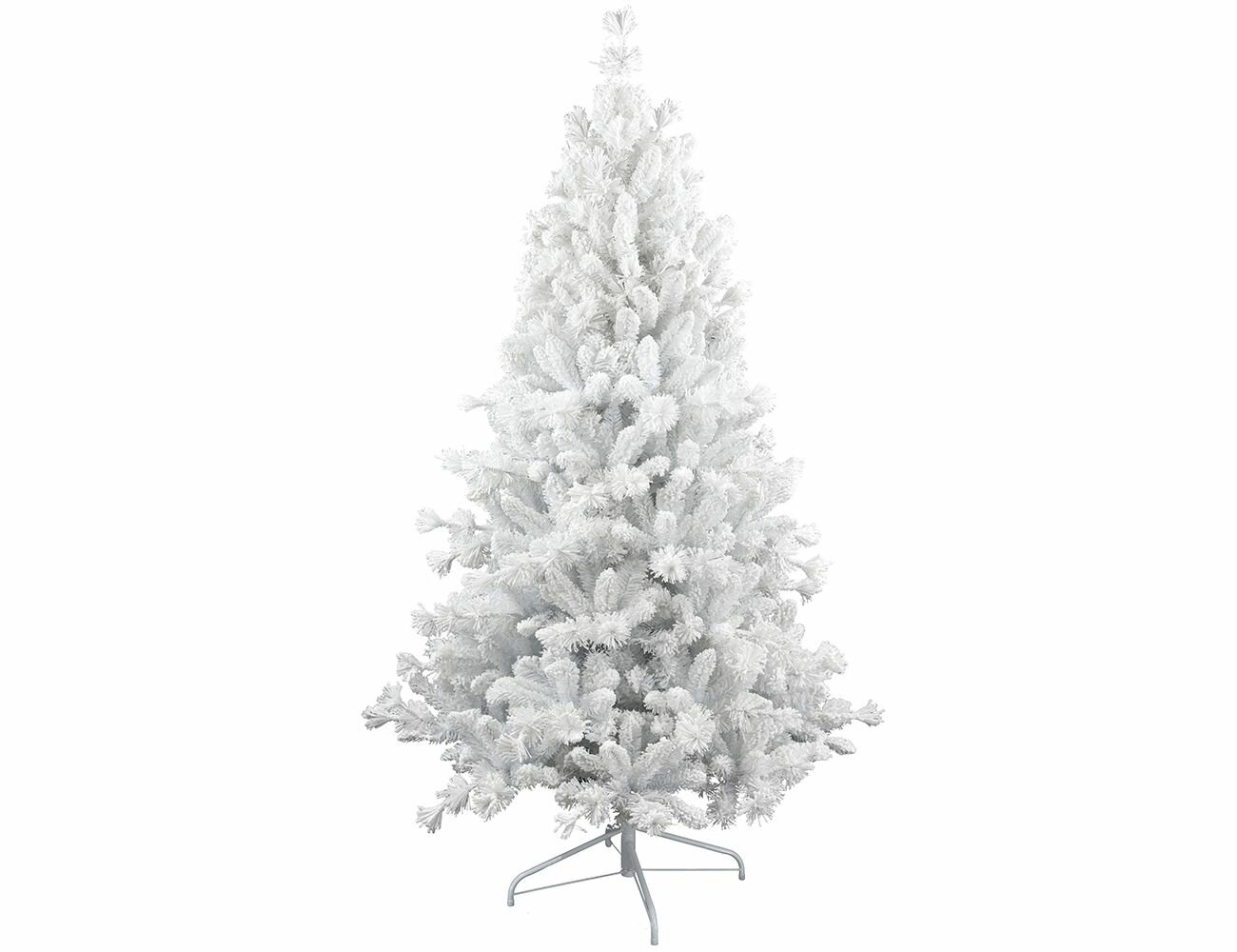 Искусственная ель тэдди (хвоя - PVC), флокированная, белая, 210 см, A Perfect Christmas 31HTEDWF210