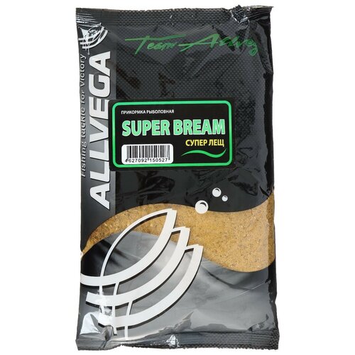 Прикормка Allvega Team Allvega Super Bream, супер лещ, 1 кг прикормка allvega team allvega super bream 1кг супер лещ 5 пакетов по 1 кг