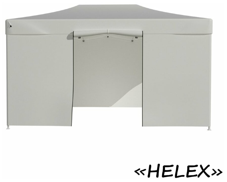 Helex Тент-шатер быстросборный Helex 4335 3x4,5х3м полиэстер белый - фотография № 16