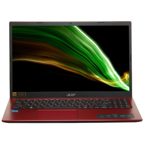 156 Ноутбук Acer A315-58-3392 Intel Core i3-1115G4 30 ГГц RAM 8 ГБ SSD 256 ГБ Intel UHD Graphics Linux NX AL0ER003 красный 4170800₽