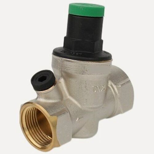 Изображение товара Редуктор давления Elsen , мембранный с фильтром с сменным картриджем макс 16 бар , регулировка 1-6,5 бар ВВ 1/2" — 1/2", размер сетки фильтра - 660 мк