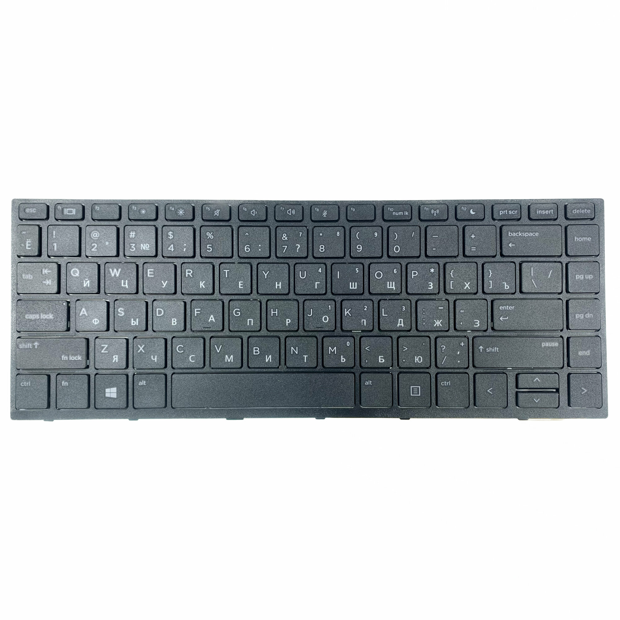 Клавиатура (keyboard) SX163026A-US для ноутбука HP Probook 430 G5, 440 G5, 445 G5, черная с рамкой, без подсветки