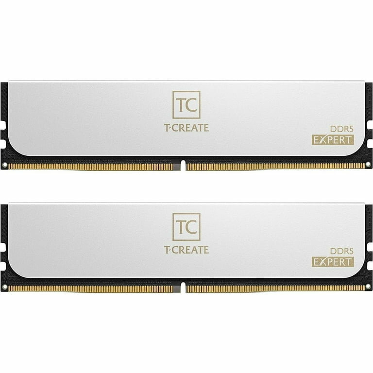 Модуль памяти DDR5 TEAMGROUP T-Create Expert 48GB (2x24GB) 7200MHz CL34 (34-42-42-84) 1.4V / CTCWD548G7200HC34ADC01 / White