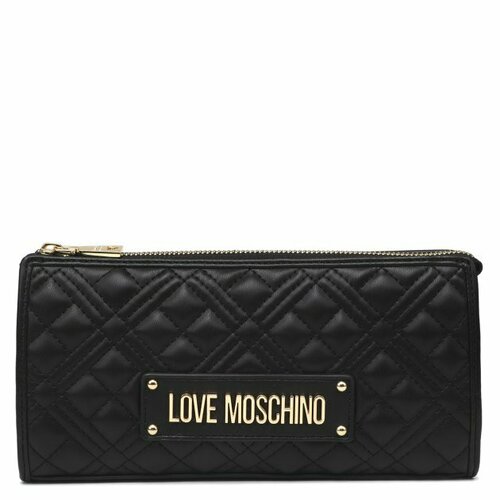 Сумка клатч LOVE MOSCHINO, черный quilted small pu leather handbag women 2022 summer trend brand luxury designer chain quilted shoulder crossbody sling bag