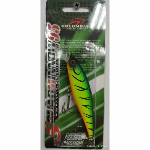 Воблер Jackall Squad Minnow 95 9,5см. 14гр. noike gill до 1,5м. suspending