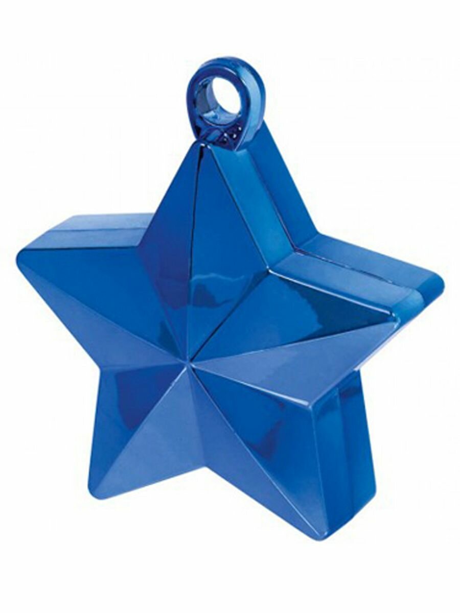 Грузик для шара Звезда синяя 170 гр