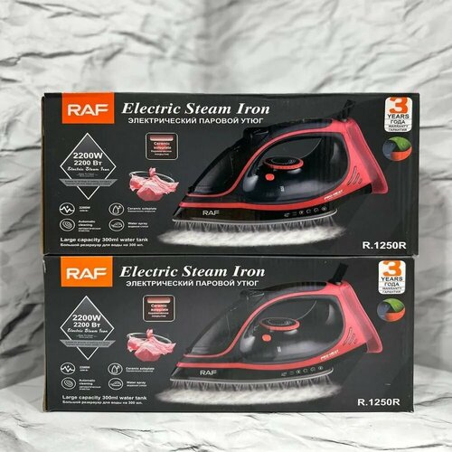 Электрический паровой утюг R1250 от производителя RAF надёжный керамический 183000₽