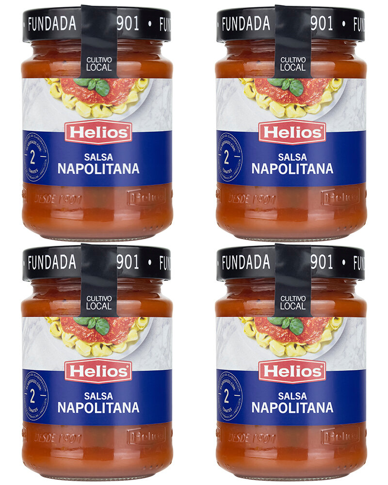 Соус Helios томатный неаполитанский Salsa napolitana 300 гр.- 4 шт
