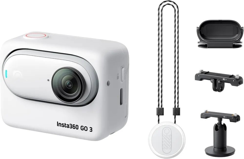 Экшн-камера Insta360 GO 3 Action Kit 64 Гб, белый