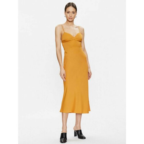 Платье CALVIN KLEIN, размер 36 [EU], оранжевый платье calvin klein размер xs белый