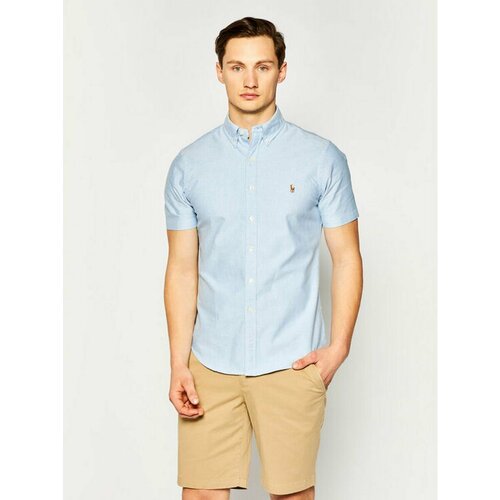 Рубашка Polo Ralph Lauren, размер XXL [INT], голубой