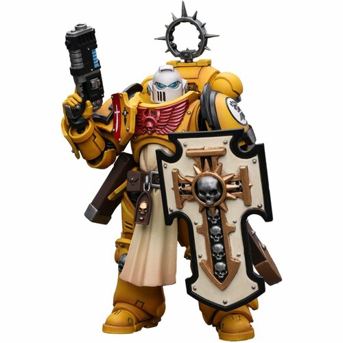 Фигурка JoyToy Warhammer 40,000 - Action Figure - Primaris Space Marines: Imperial Fists: Bladeguard Veteran JT2771 фигурка joytoy warhammer 40 000 action figure salamanders bladeguard veteran jt7974