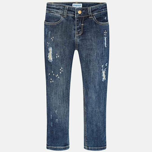 Джинсы Mayoral, размер 104 (4 года), синий джинсы mayoral размер 4 года 104 см синий