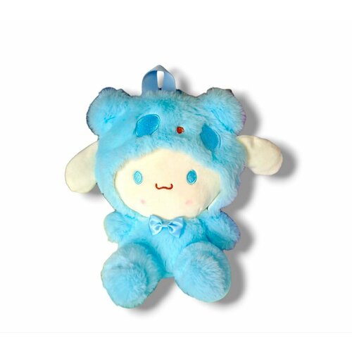 Мягкая игрушка-рюкзак My melody 25 см голубой sanrio аниме cinnamoroll kuromi melody плюшевая игрушка большая кукла захват машина кукла фабрика kawaii подушка игрушки kuromi плюшевые подарки для детей