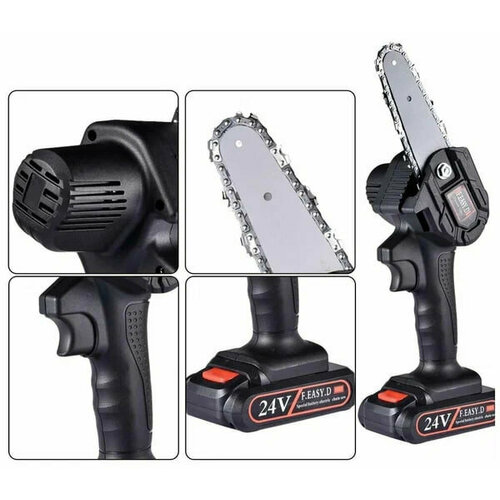 Аккумуляторная электропила 24В