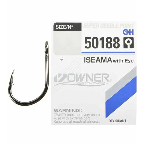 Крючки рыболовные Owner 50188 № 03 (6шт) Iseama, одинарные