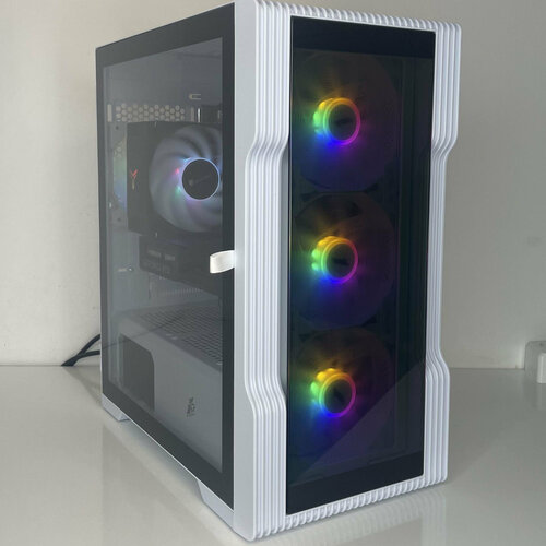 Игровой компьютер CyberNote D426 (AMD Ryzen 7 5800X 3.8ГГц, DDR4 32Гб, SSD 512Гб, NVIDIA GeForce RTX3060 12Гб, Win10Pro) белый