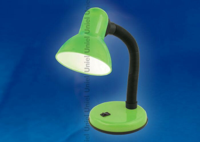 Лампа настольная (UNIEL (09413) TLI-224 зеленый)
