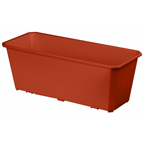 Ящик балконный Idiland 40x17x15 см v7 л пластик терракотовый 1738₽