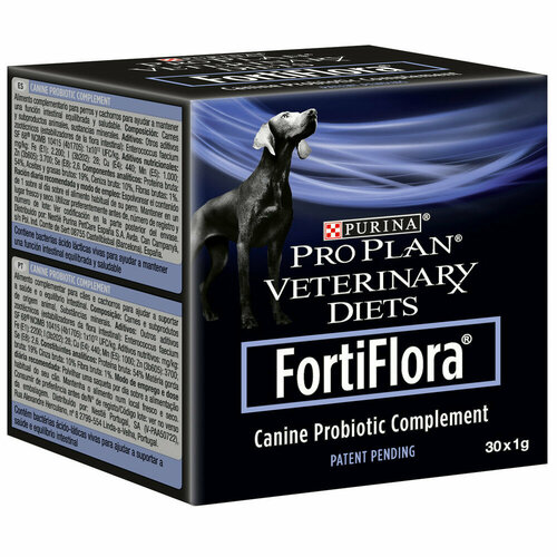 fortiflora фортифлора пробиотик кормовая добавка для собак Добавка в корм Pro Plan Veterinary Diets Forti Flora для собак и щенков 30 шт. в упаковке