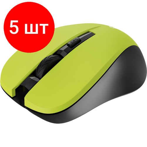 Комплект 5 штук Мышь компьютерная Canyon MW-1 3Клколесо 800-1600dpi Желтый CNE-CMSW1Y 710200₽