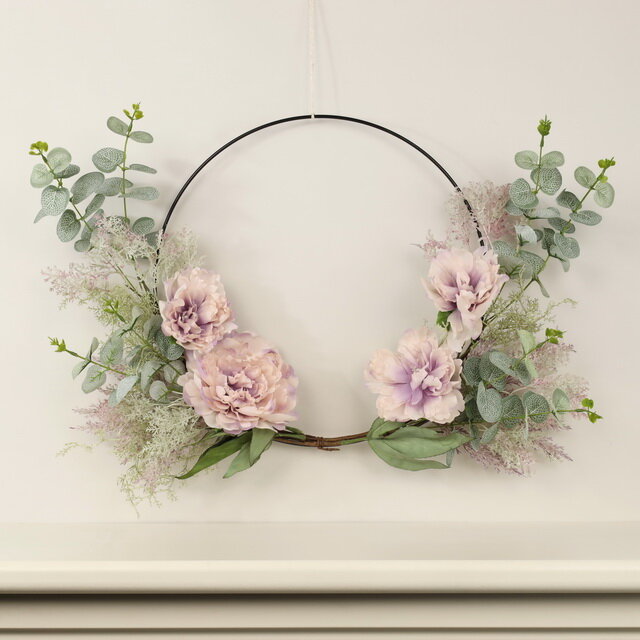 фото Kaemingk Настенный декор Charlotte Violet 44 см 802013