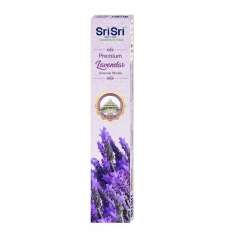 Premium LAVENDER Incense Sticks Sri Sri Tattva (Премиум лаванда благовония Шри Шри Таттва) 20 г.